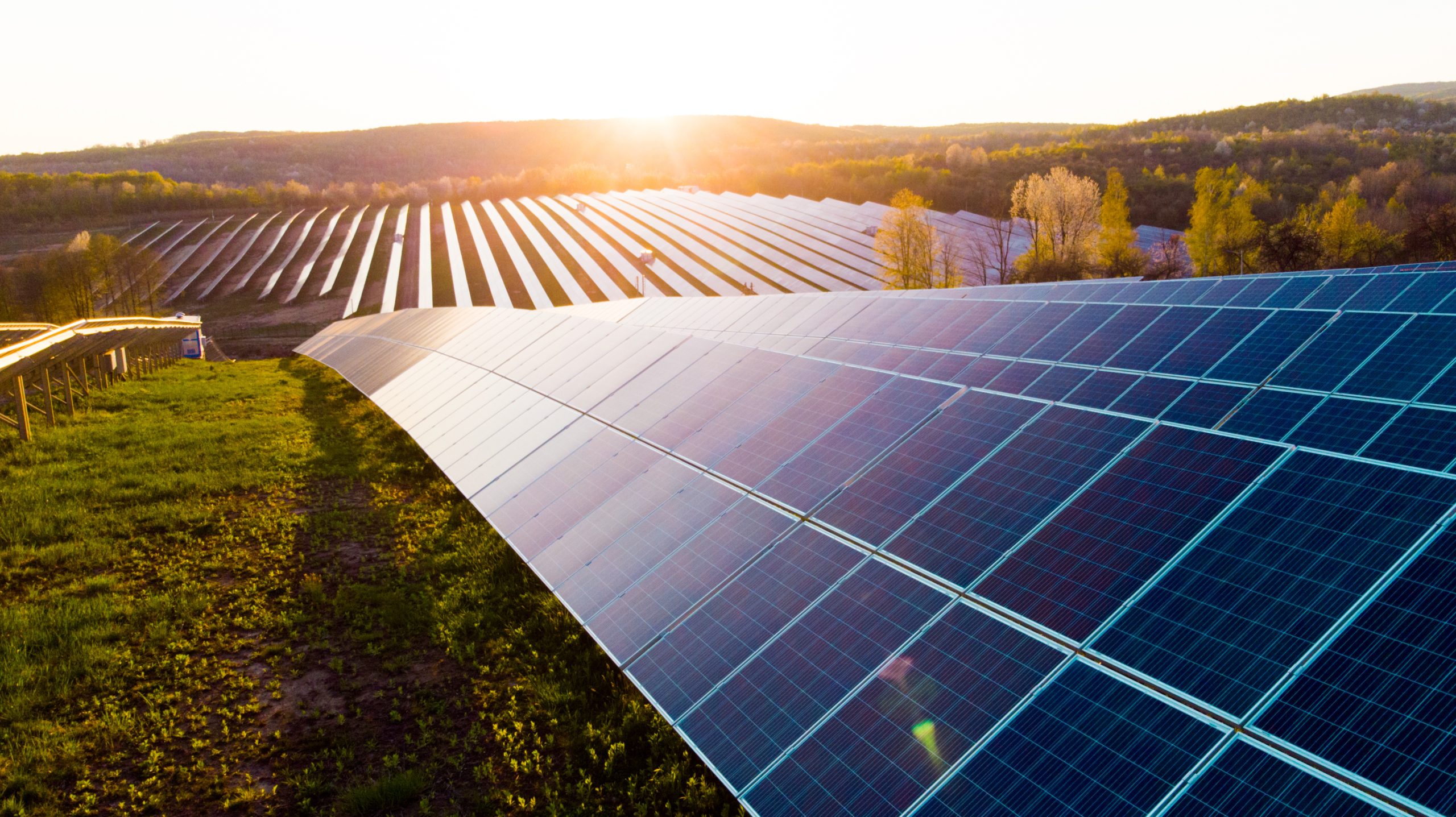 Photo of solar panels