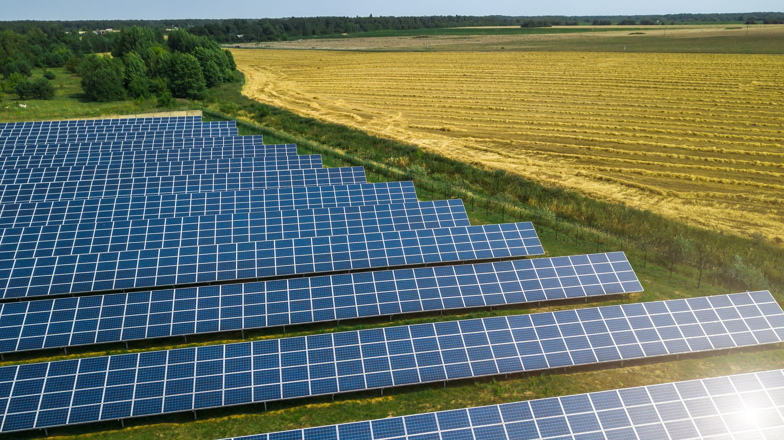 Photo of solar panels