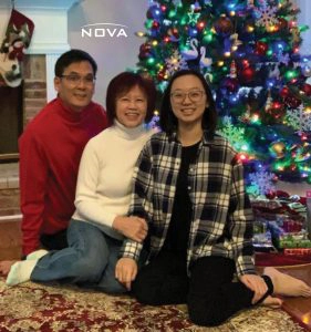 Yang Liu et al. posing for the camera